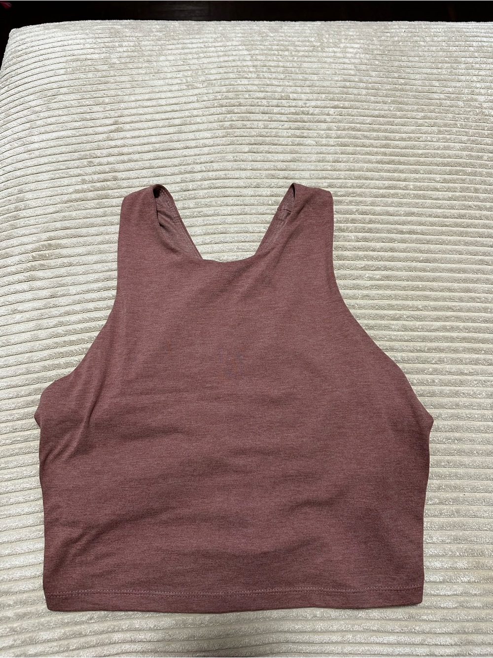 Kyodan Mauve Racerback Crop Tank